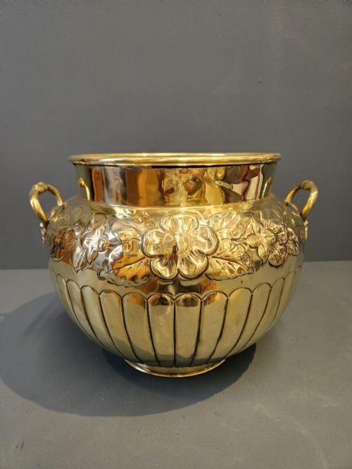 VICTORIAN BRASS PLANTER