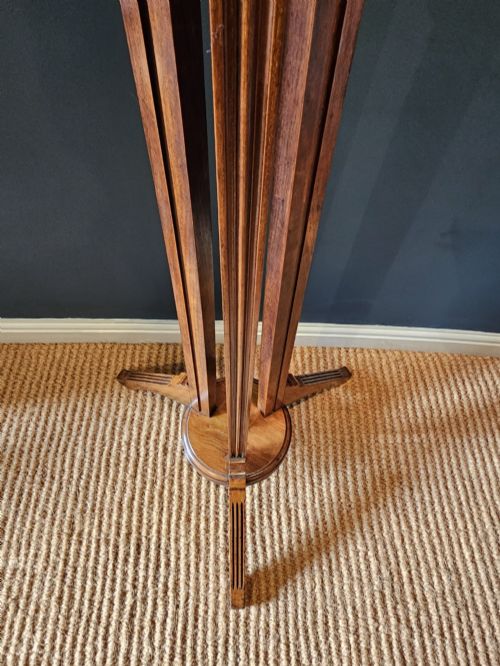 EDWARDIAN WALNUT HALL STAND BY SHOOLBRED - ADDITIONAL PHOTO 4