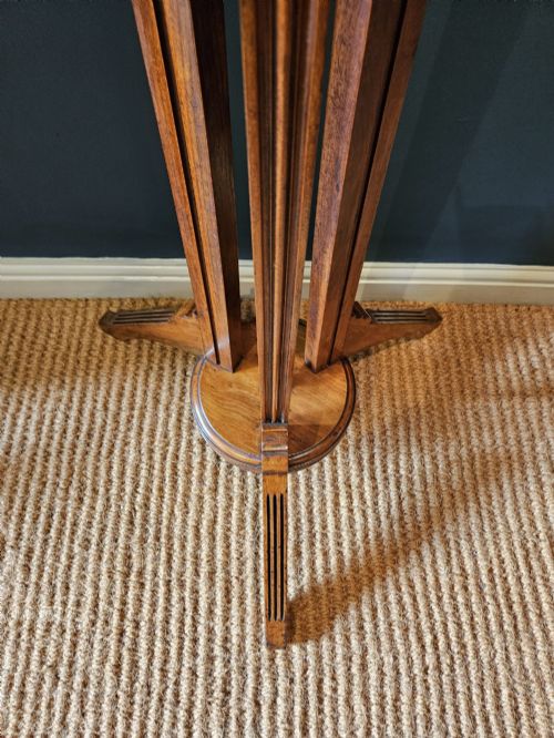 EDWARDIAN WALNUT HALL STAND BY SHOOLBRED - ADDITIONAL PHOTO 7