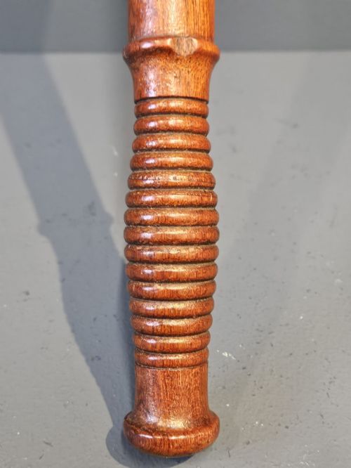 VICTORIAN MAHOGANY TRUNCHEON - ADDITIONAL PHOTO 5