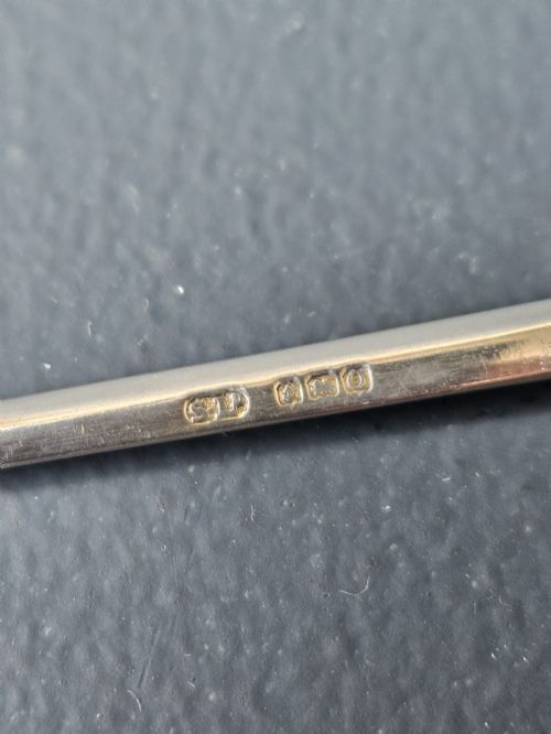 SET OF GEORGE V CAST SILVER ANIMAL TOP COCKTAIL STICKS - ADDITIONAL PHOTO 2