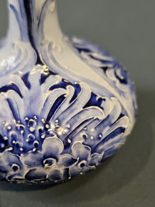 MOORCROFT MCINTYRE CORNFLOWER VASE - ADDITIONAL PHOTO 5