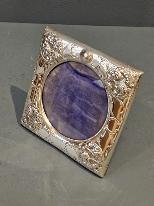 EDWARDIAN SILVER REYNOLDS ANGELS PHOTO FRAME - ADDITIONAL PHOTO 5