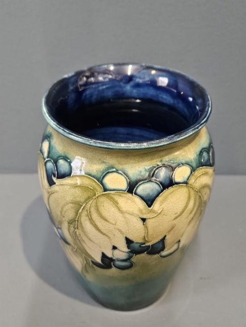 MOORCROFT LEAF AND BERRIES CELADON VASE - ADDITIONAL PHOTO 1