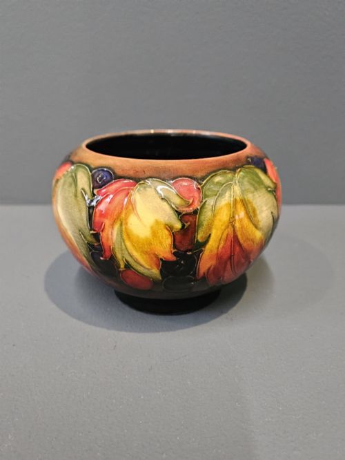 Moorcroft Leaf and Berries Flambe Vase