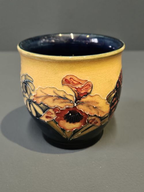 Rare Yellow Top Orchid Vase