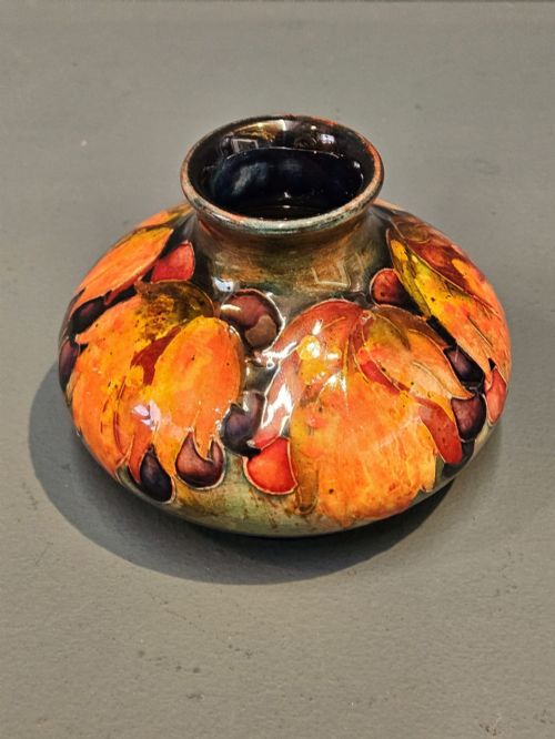 Superb Early Moorcroft Leaf and Berries Flambé Vase