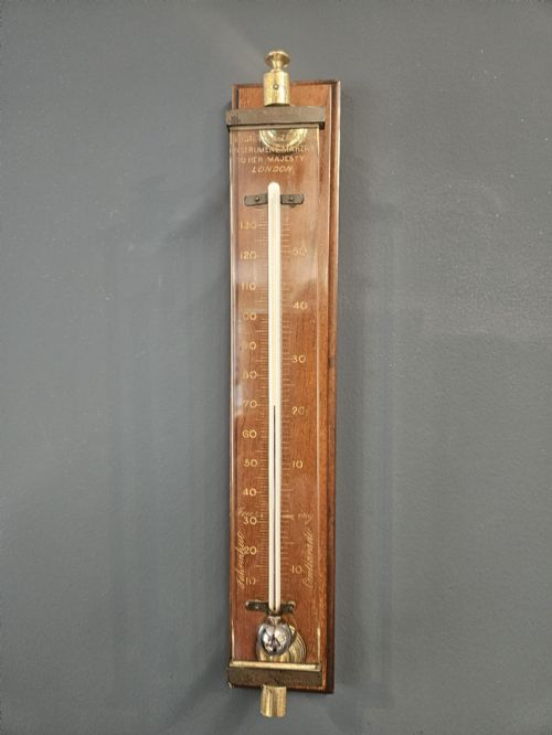 Unusual Negretti and Zambra Adjustable Angle Thermometer