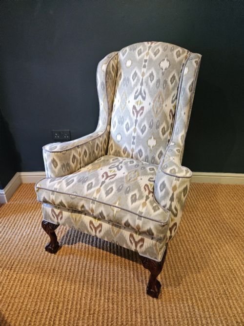 Edwardian Wing Back Arm Chair