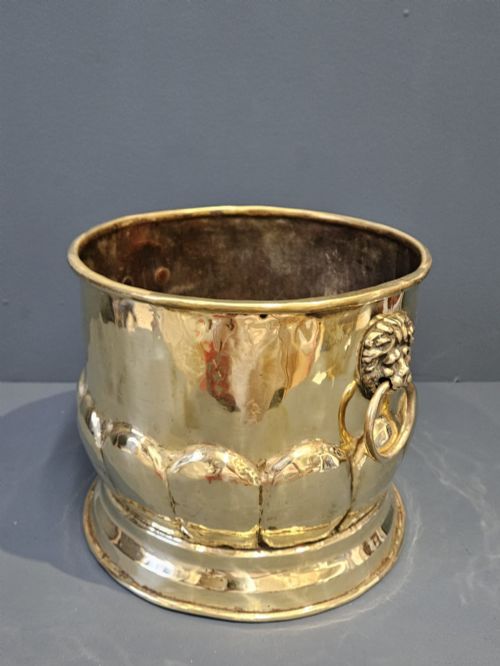 Victorian Brass Planter