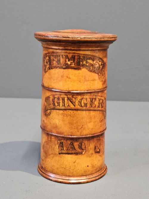 Early Victorian Fruitwood Spice Tower