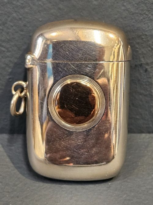 Silver and 9ct Gold Vesta
