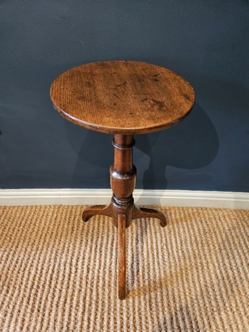Regency Oak Candle Table