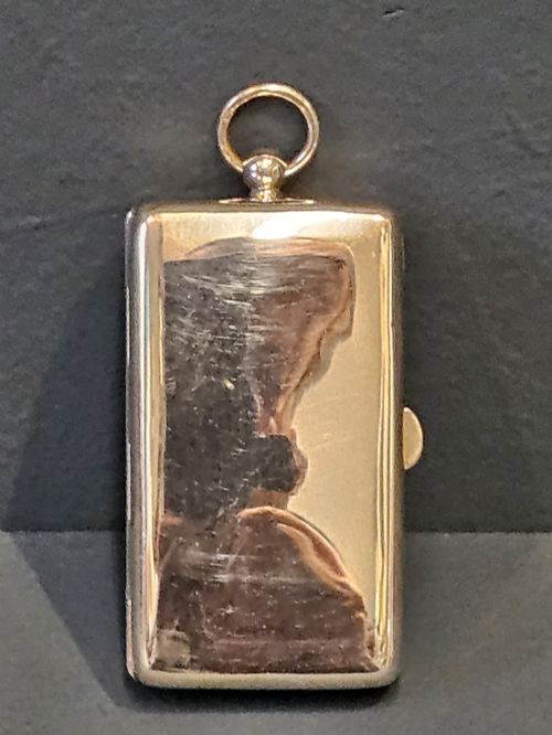 Silver Double Sovereign and Bank Note Case
