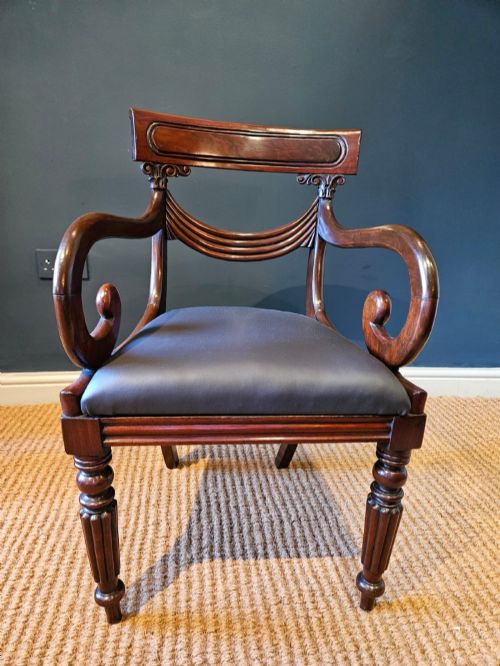 William IV Mahogany Desk Chair