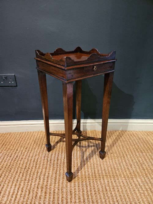 Edwardian Mahogany Kettle Stand