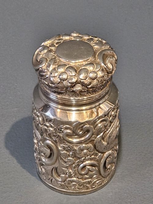 Victorian Silver Cologne Bottle by Sampson Mordan