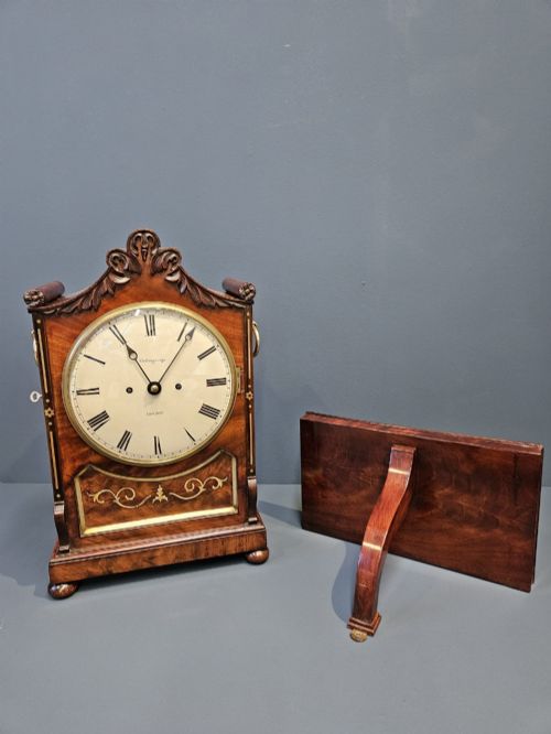 Fine Quality William IV London Bracket Clock and Bracket
