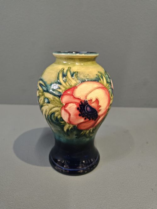 Early Moorcroft Anemone Vase