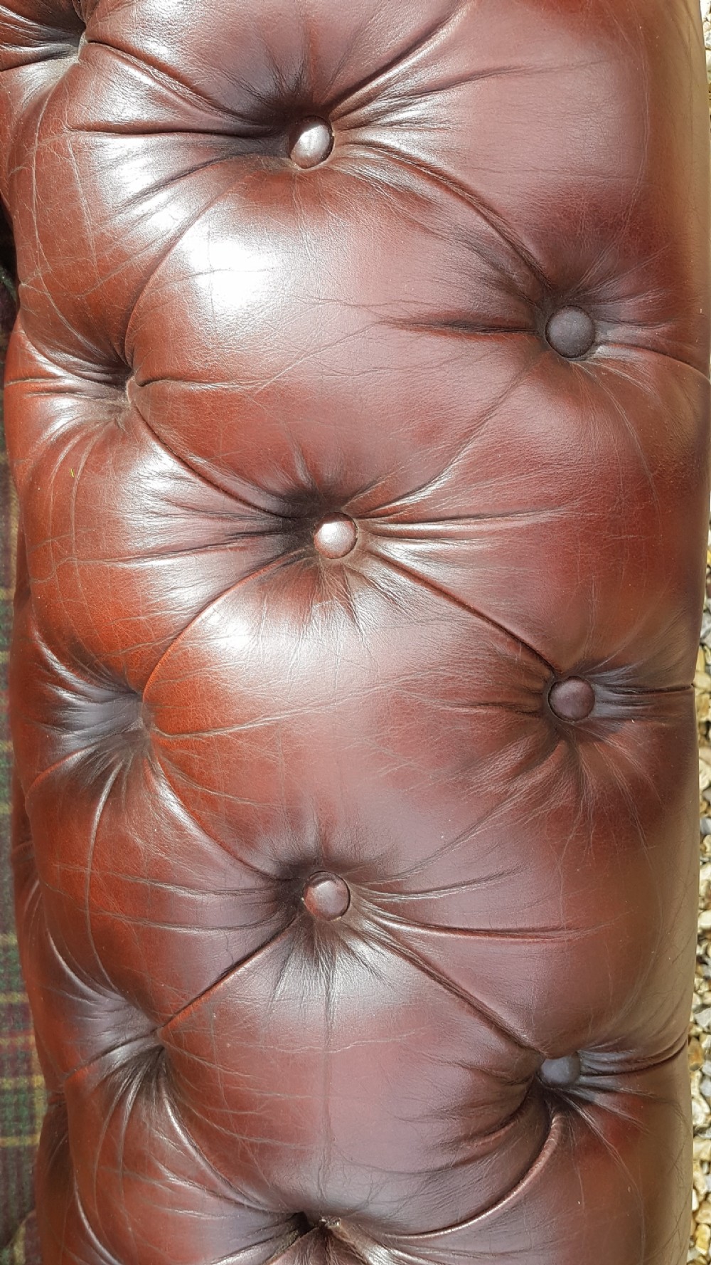 Superb Mid Victorian Leather Chesterfield Sofa View VI