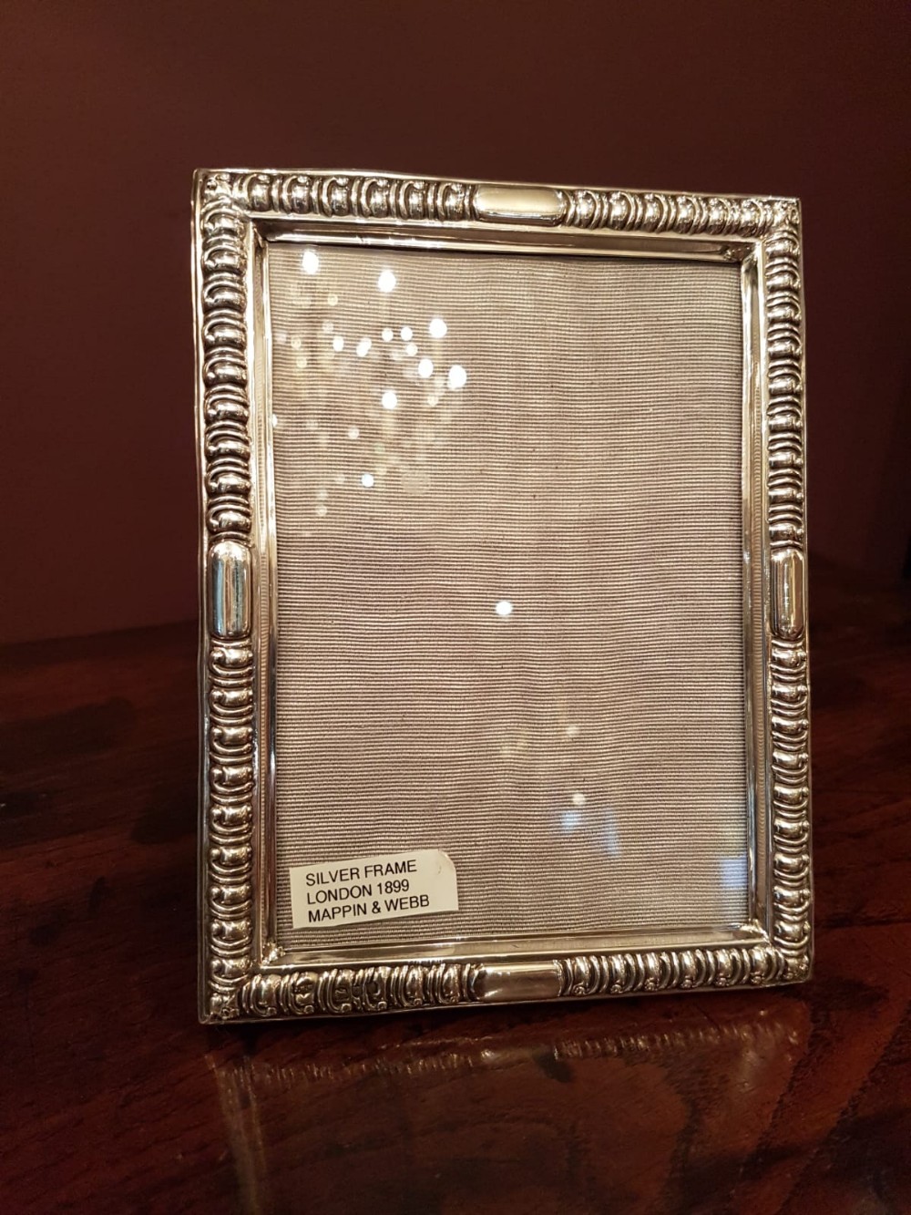 Antique Silver Photo Frame By Mappin and Webb