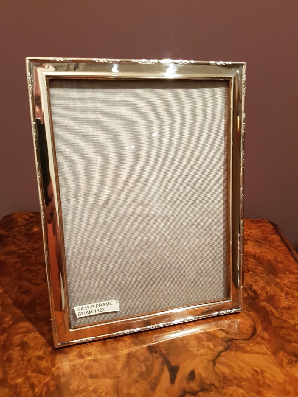 Antique George V Silver Photo Frame