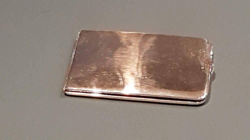 Immaculate Silver Stamp and Calling Card Wallet