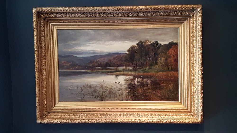 Large Victorian Oil on Canvas By Peter Buchanan