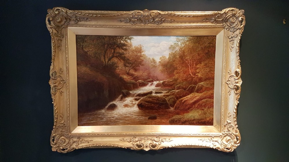 Superb Oil on Canvas by William Mellor