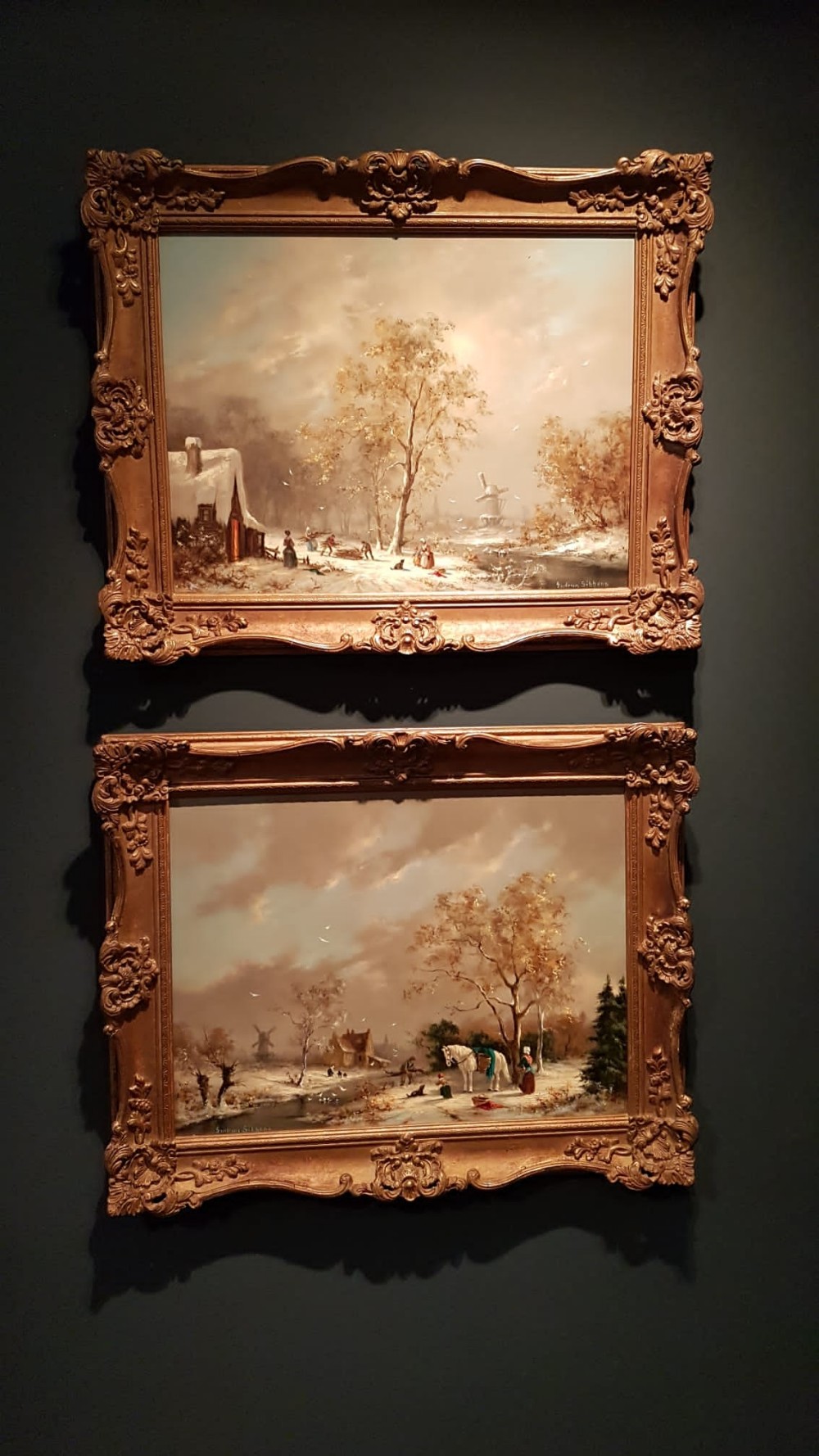 Superb Pair of Oils on Board By Gudrun Sibbons