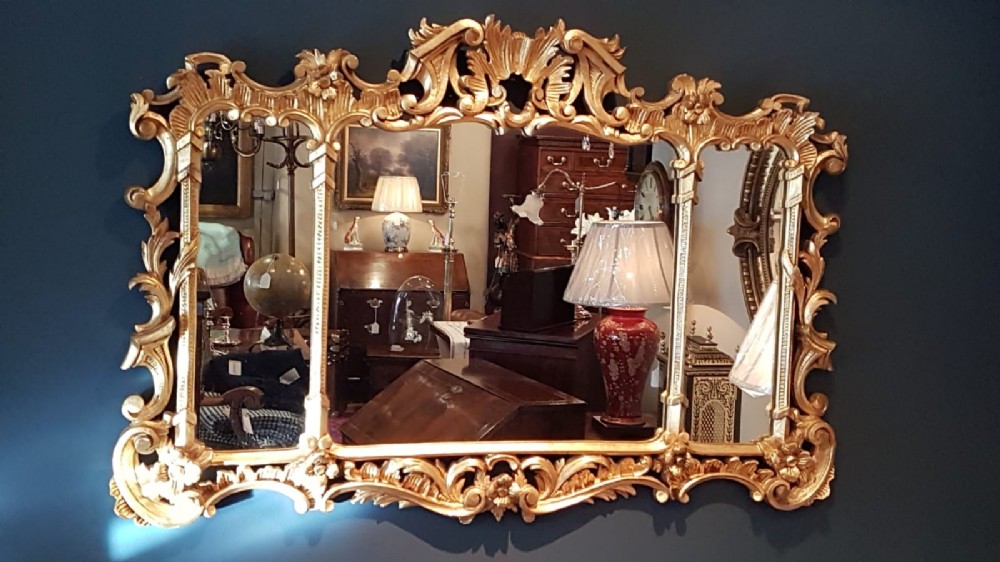 Fine Quality Victorian Timber Gilt Mirror