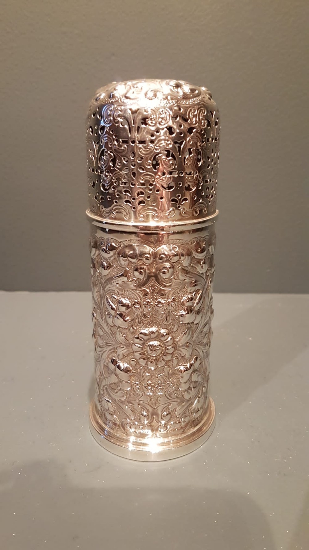 Fine Quality Victorian Silver Sugar Castor