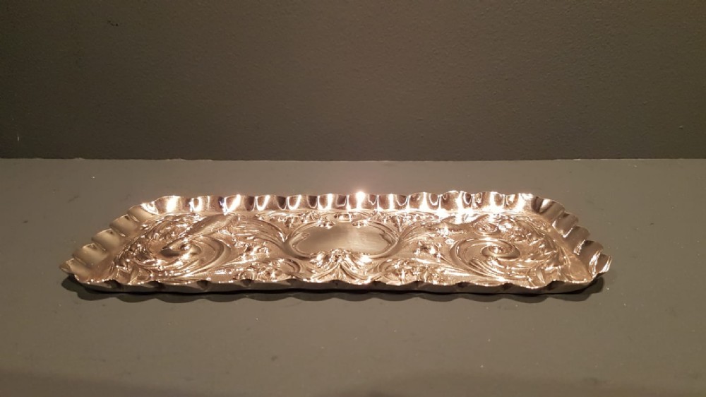 Antique William Comyns Silver Dressing Table Tray