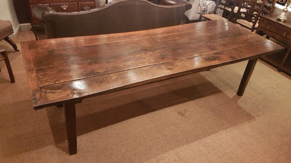 Superb Large George III Oak Table
