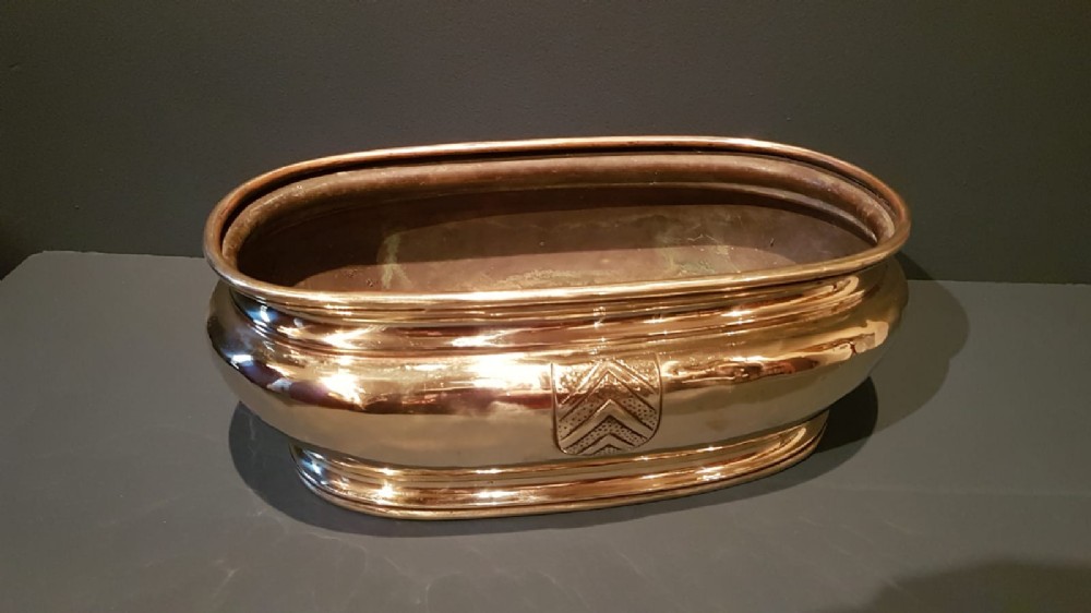 Victorian Brass Planter