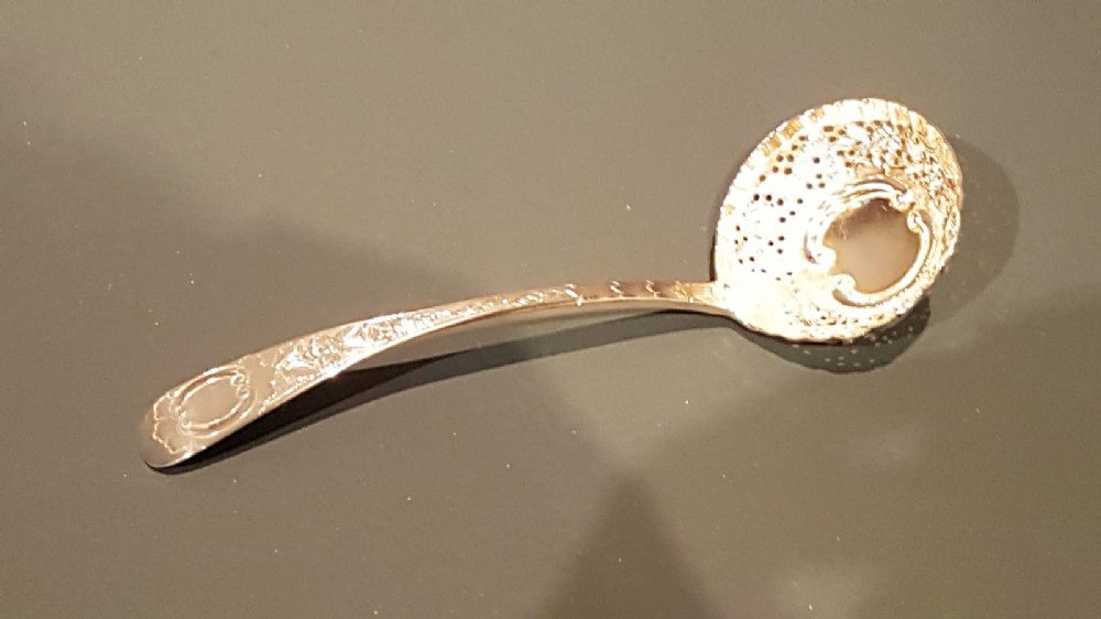 George III Dublin Silver Berry Ladle