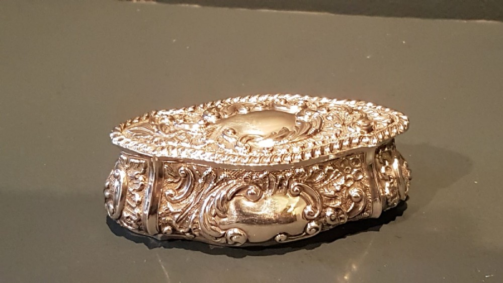 Victorian Silver Box