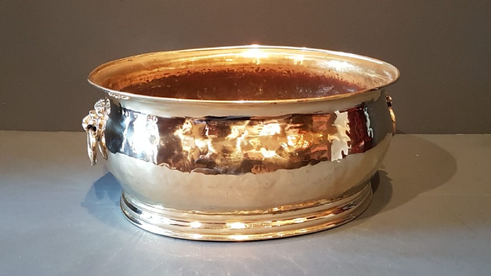 Victorian Brass Planter