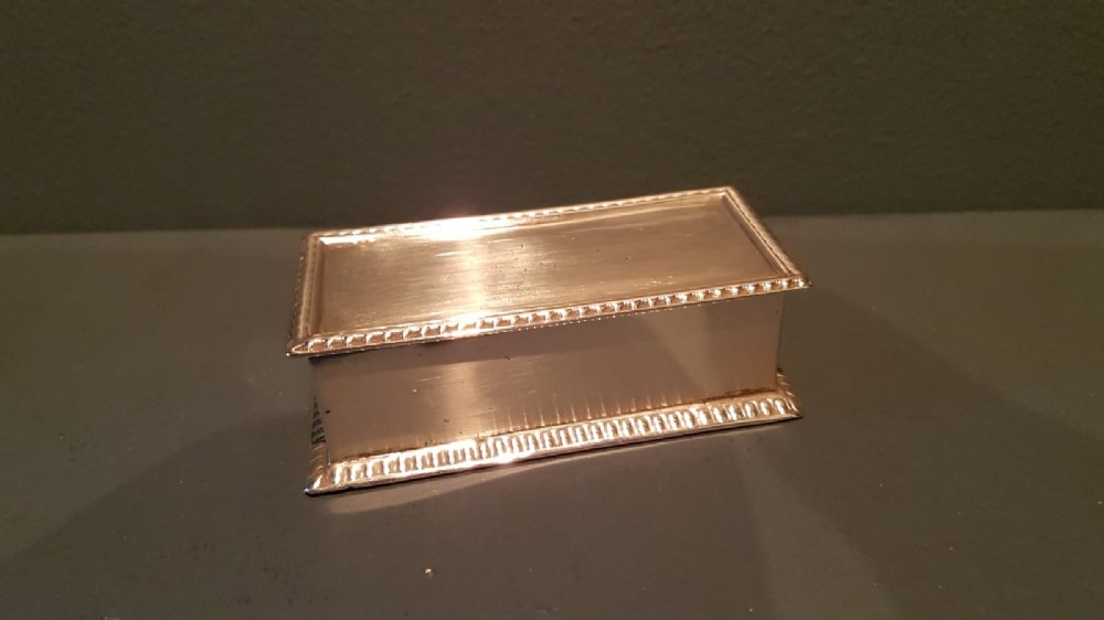 Victorian Chester Silver Stamp Box