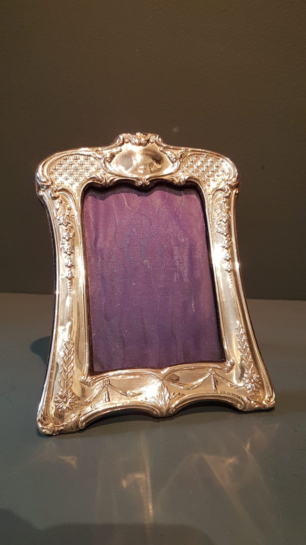 Superb Antique Silver Photo Frame