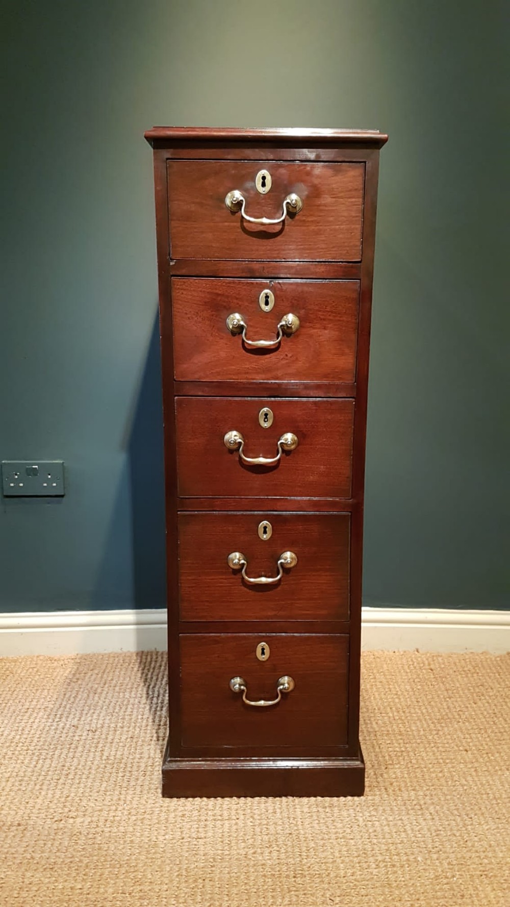 George III Mahogany Estate Chest