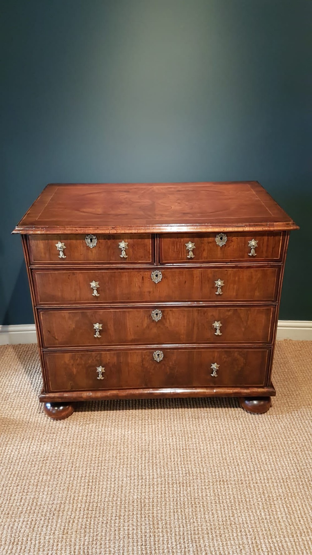 George I Walnut Chest of Drawers