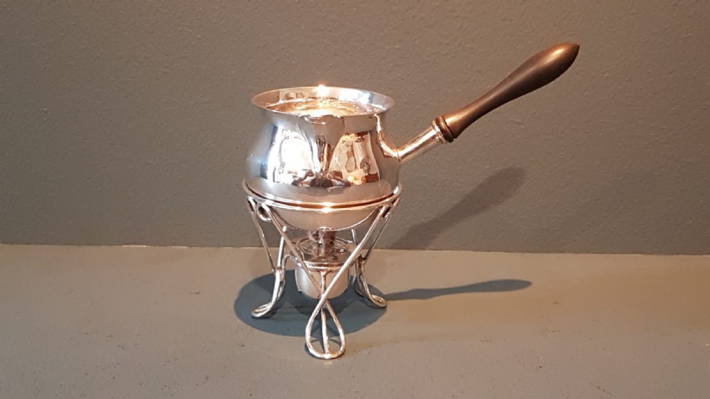 Antique Chester Silver Brandy Warmer