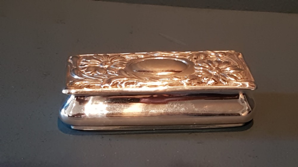 Antique Silver Table Box