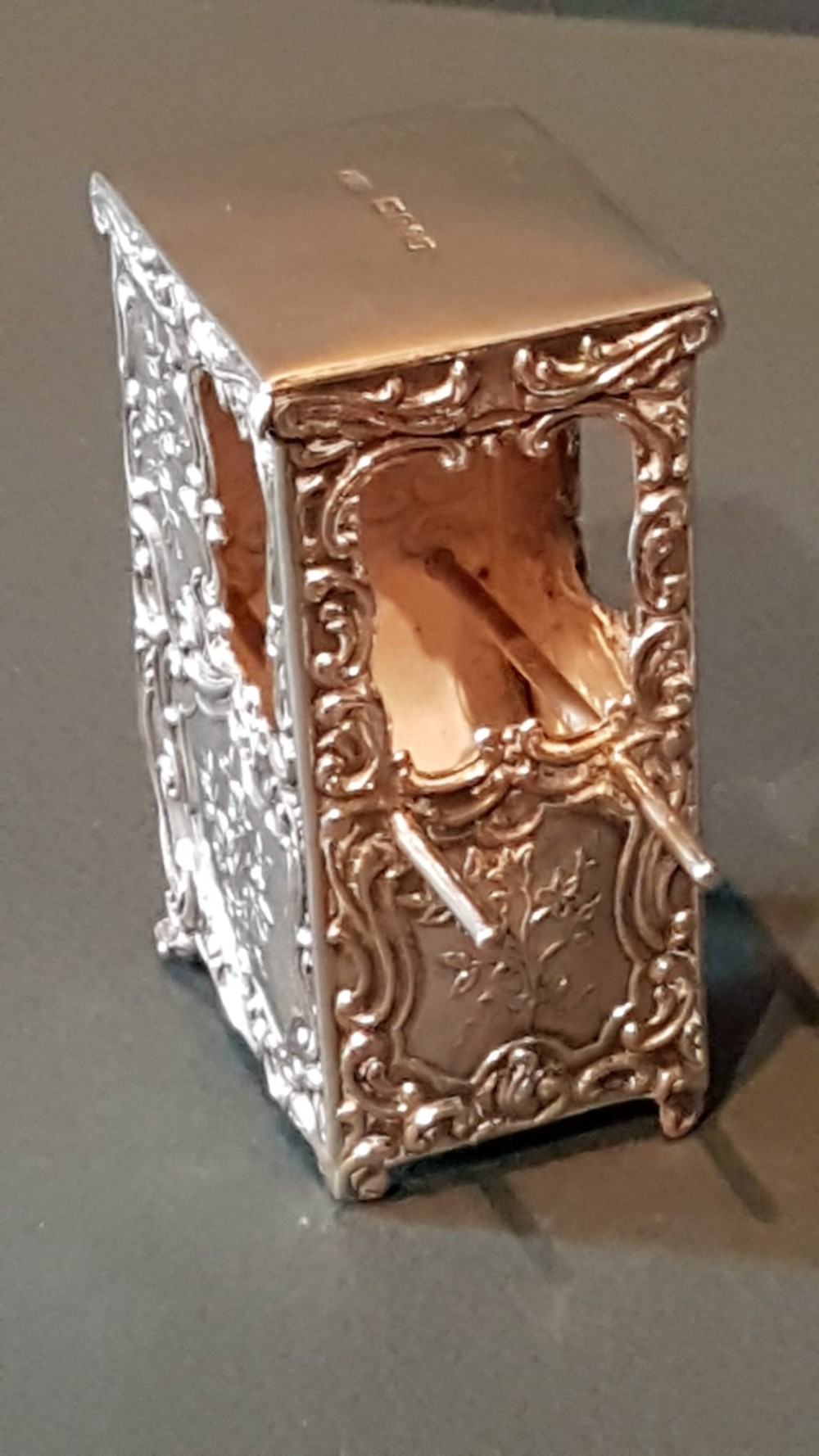 Unusual Regency Silver Sedan Chair