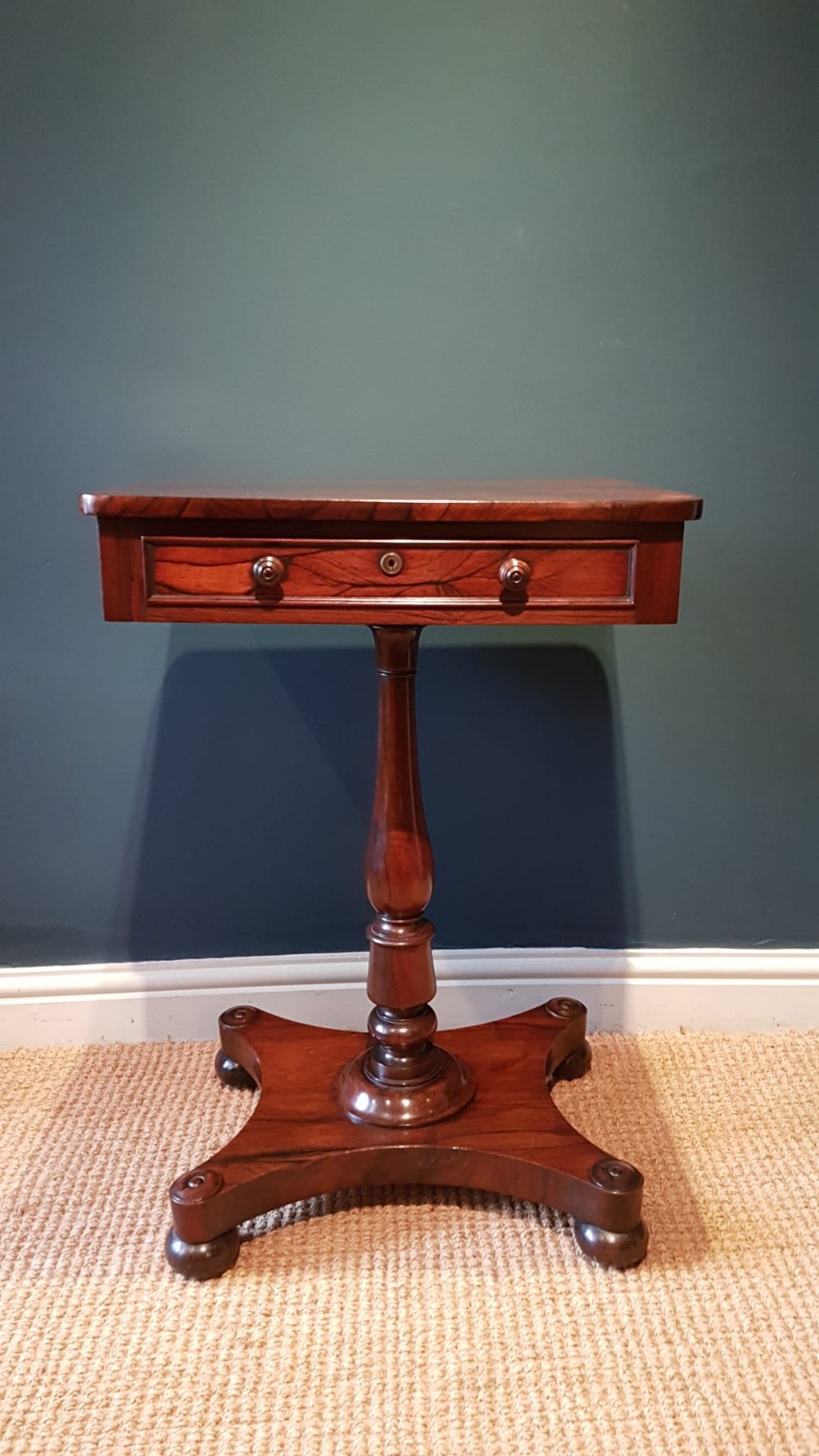 Regency Rosewood Lamp Table