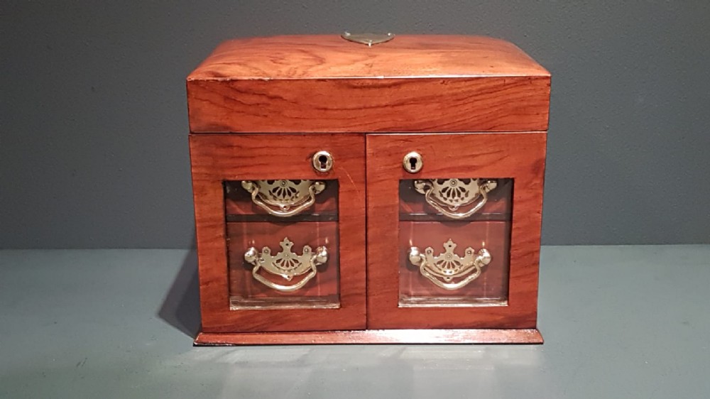 Victorian Walnut Jewellery Box