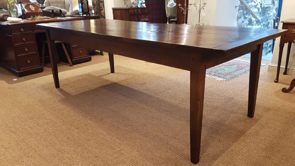 George III Oak 10 Seat Farmhouse Table