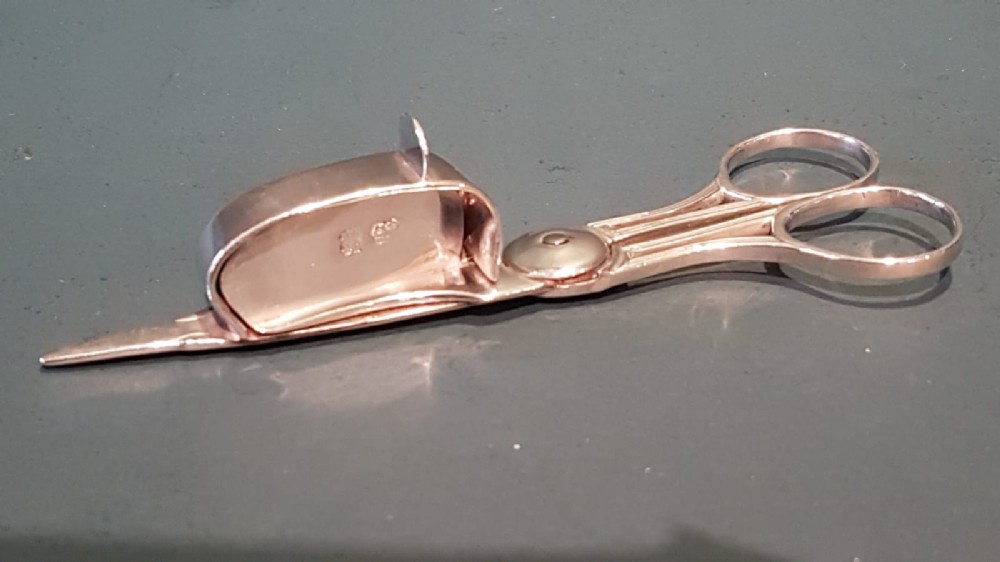 Pair of George III Silver Candle Snuffers