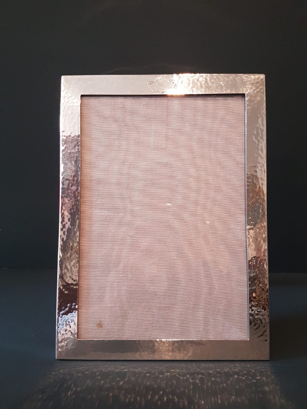 George V Planished Silver Frame